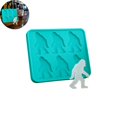 VYARDOZ Ice Mold, Silicone Ice Cube Tray with Bigfoot Shape, 6 Cavity ...
