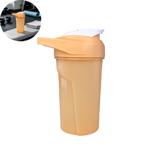 VYARDOZ Shaker Bottle, Plastic Protein Powder Mixing Cup with Blender Ball and Flip Lid, 500ml Water Bottle for Gym and Fitness