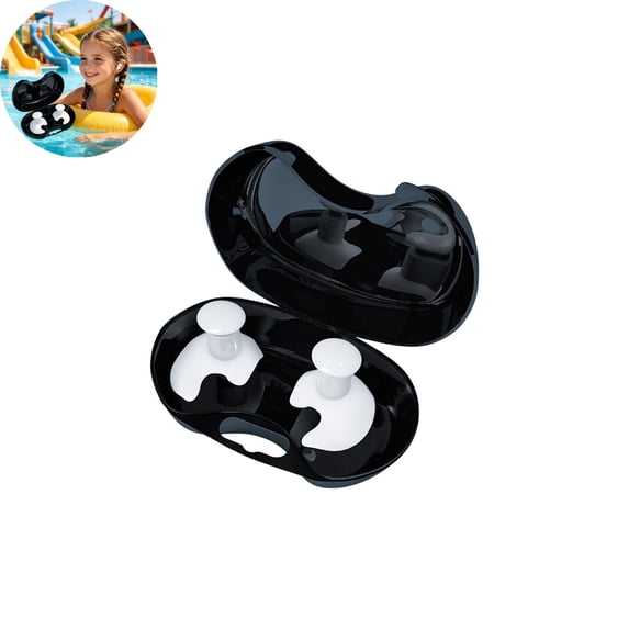 VYARDOZ Silicone Ear Plugs, Waterproof Swimming Earplugs, 40dB Noise ...