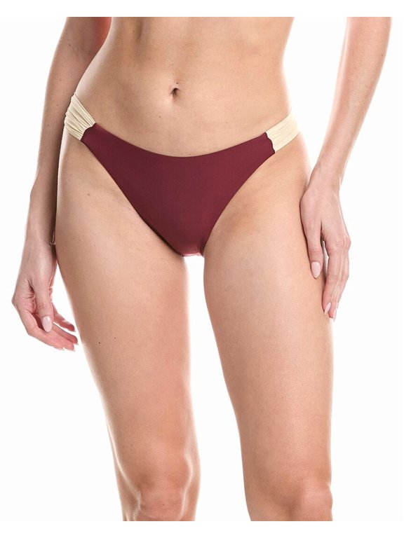 womens Immy Soft Scrunch Side Bottom, s, Red