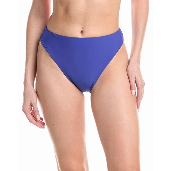 VYB womens Kimmy Vintage High Waist Swim Bottom, XL, Blue