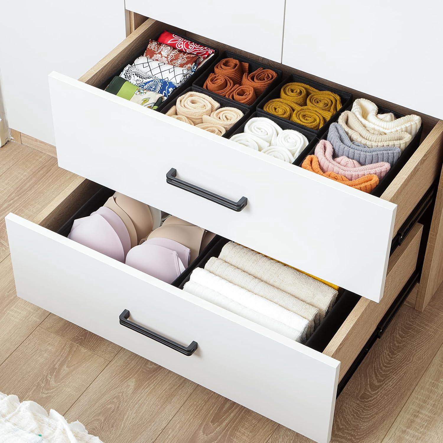 VYIHBO 12 Pack Drawer Organizers for Clothing Dresser Drawer Organizer ...