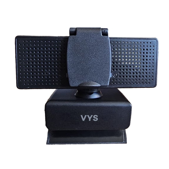VYS Webcams, Full HD 1080p Streaming Webcam with Microphone, Ultra Wide Angle, Black