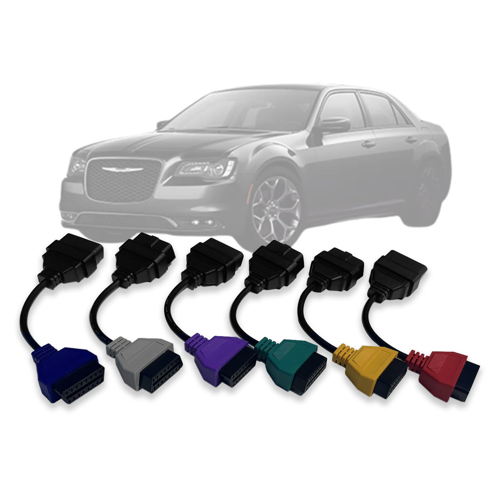 ECU Scan Kabel Adapter Geel - Compatibel Met Fiat Multi ECU Scan OBD2 Tool, CAN Communicatie Adapter Voor Fiat, Chrysler, Dodge, Lancia