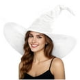 thumbnail image 1 of VZQI Women's Witch Hat Adult Ruched for Halloween Costume Accessories, 1 of 6