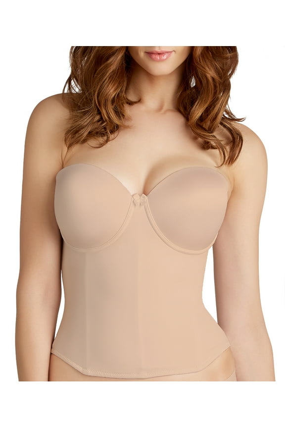 Womens Low Back Strapless Bustier Style-1508