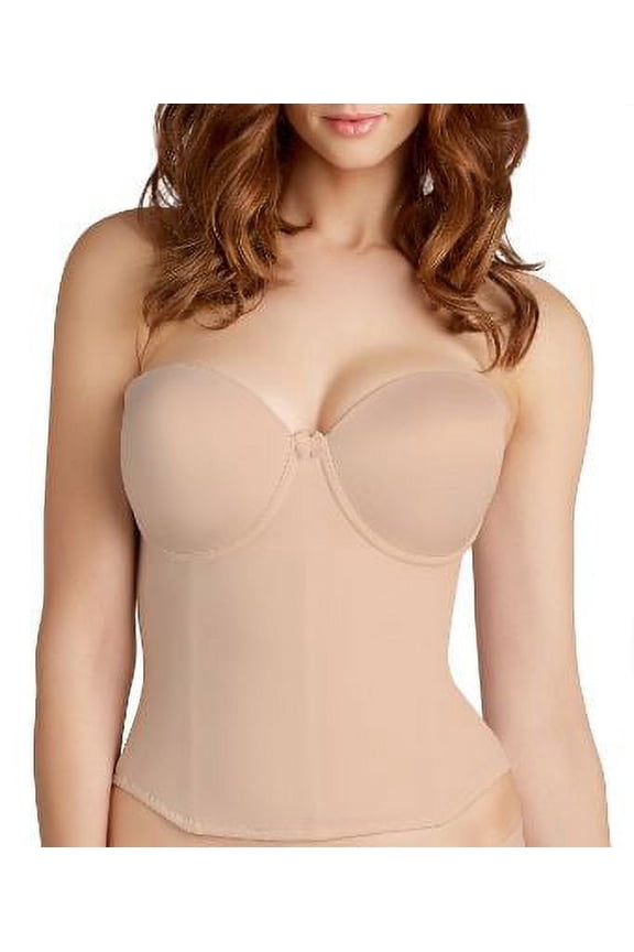 Womens Low Back Strapless Bustier Style-1508