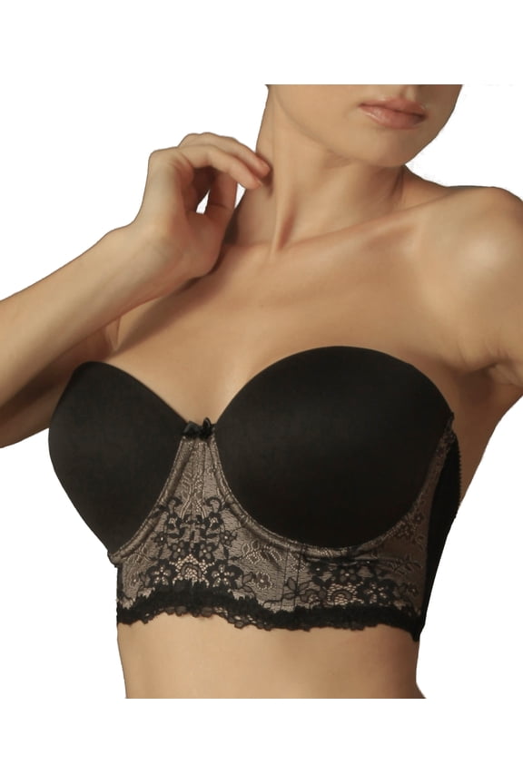 Womens Marquise Ultra-Lift Strapless Longline Bra Style-2527