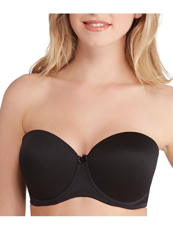 Women's Va Bien 1506 Ultra Lift Full Cup Strapless Bra (Black 32F)
