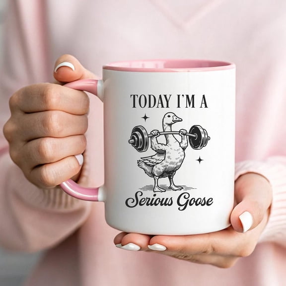 VaL1entine's Silly Goose Heart Mug 11 Oz, Funny Romantic Gift For Her Or Him, Cute Goose Coffee Cup, I Love You VaL1entine Mug, Couples Gift