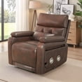 thumbnail image 1 of Vabches Power Lift Recliner Chair Dual Motor, Electric Leather Recliner for Adults with Cup Holder, Tray and USB & Type-C, Pillow Side Pocket, 1 of 9