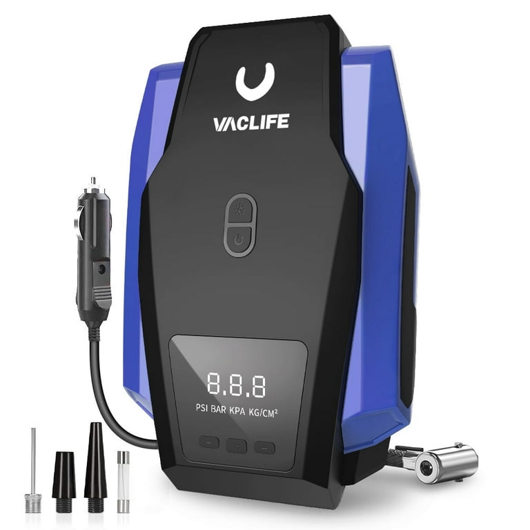 Portable Cordless Automatic Air Compressor Pump, 12V 150PSI Digital Tire Inflator with LED Light LCD Display for Car, Bicycle Tires and Other Inflatables Portable Cordless Automatic Air Compressor Pump, 12V 150PSI Digital Tire Inflator with LED Light LCD Display for Car, Bicycle Tires and Other Inflatables