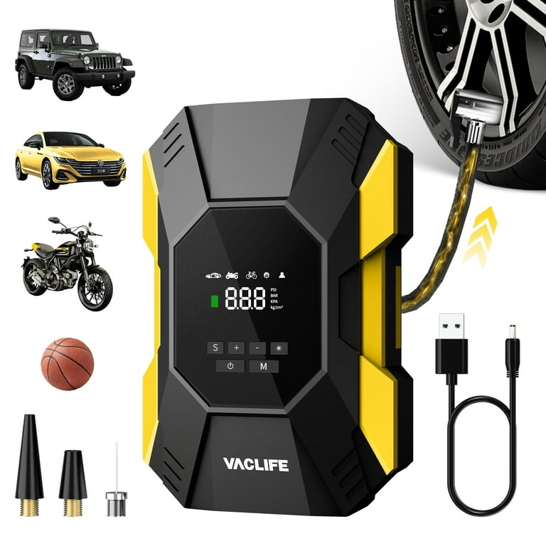 Vaclife Tire Inflator: Effortless Roadside Safety