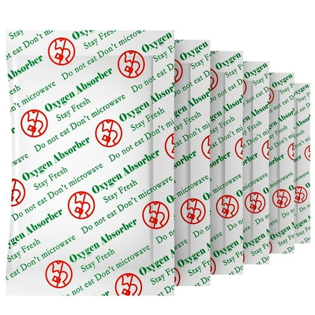 VacYaYa 1000CC(30-Pack) Food Grade Oxygen Absorbers Packets for Home Made Jerky and Long Term Food Storage
