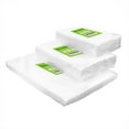thumbnail image 1 of VacYaYa 150 Count 50 Each Size Pint 6"x 10"Quart 8"x12"Gallon11"x16" Vacuum Sealer Bags for Food Saver Storage Seal a Meal Heavy Duty with BPA Free,, 1 of 7