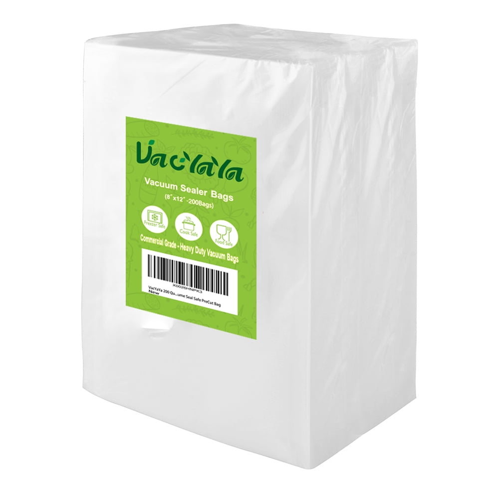 8'*12' Quart Food Packaging Bags for Sous Vide, Embossed