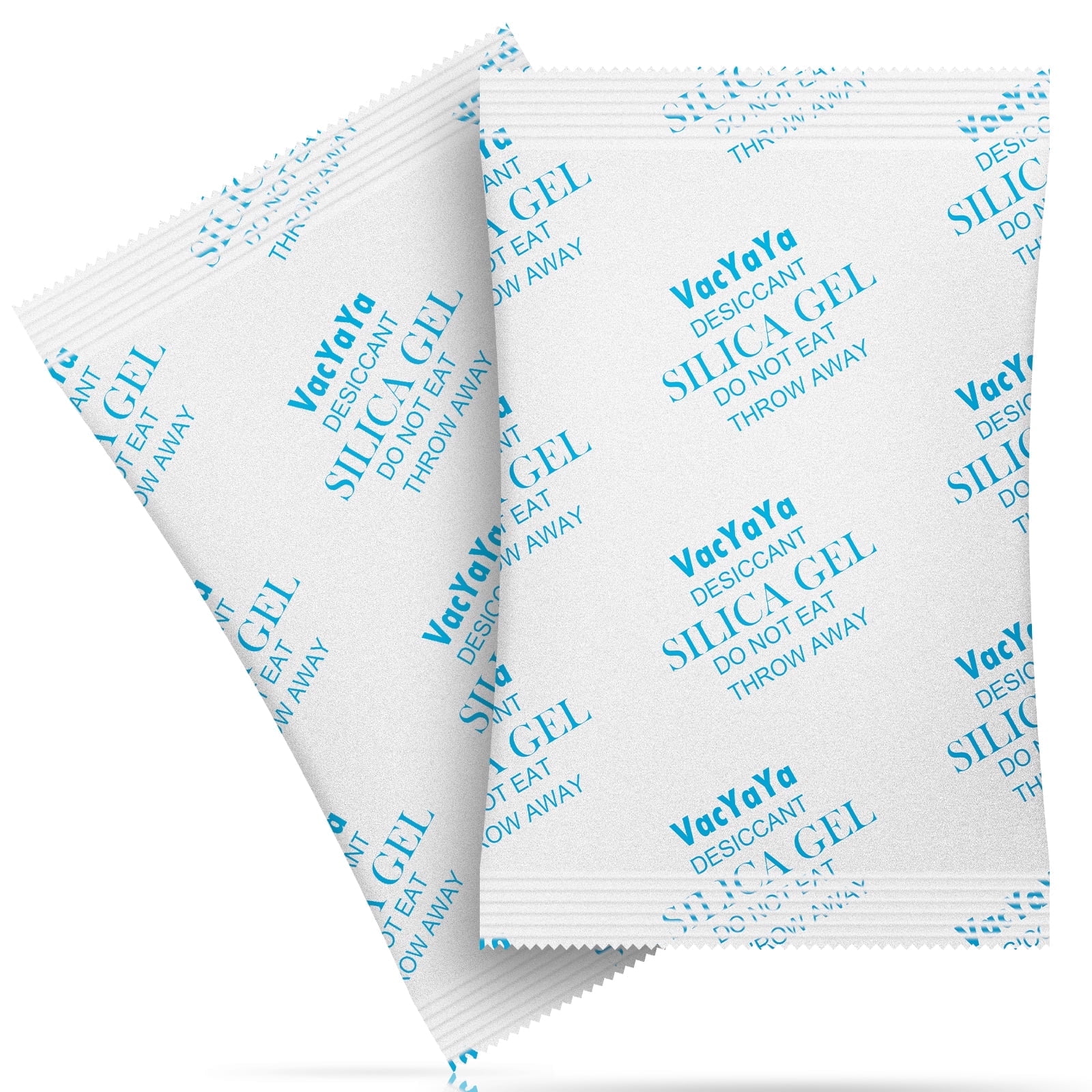 VacYaYa 500Gram(2Packets) Food Grade Silica Gel Packs ,Desiccants Moisture Absorbers Packets for Storage