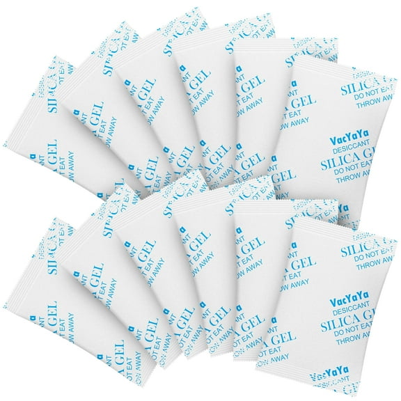 VacYaYa 5Gram(200Packets)Food Grade Silica Gel Packs ,Desiccants Moisture Absorbers Packets for Storage