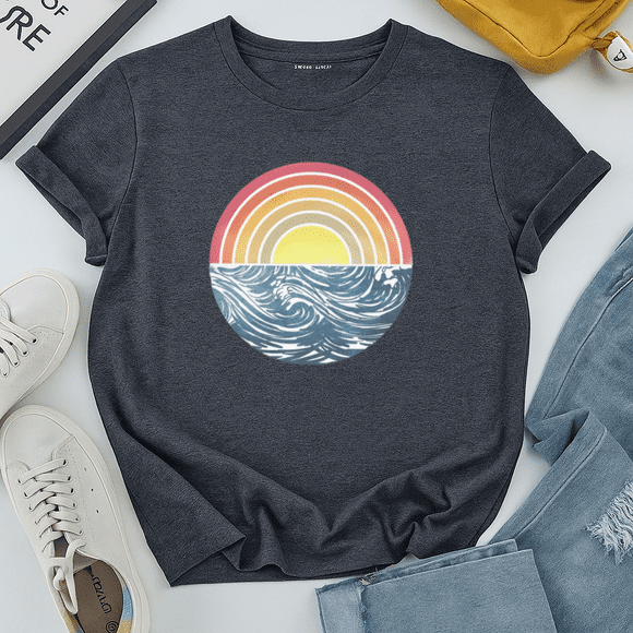 Vaca Mode Beach Vacation Group Celebration Scenic Coastal Theme Unisex T-Shirt, for men & women, up to size 5XL