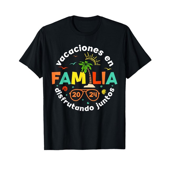 Vacaciones en Familia 2024 Spanish Summer Vacations Beach T-Shirt ...