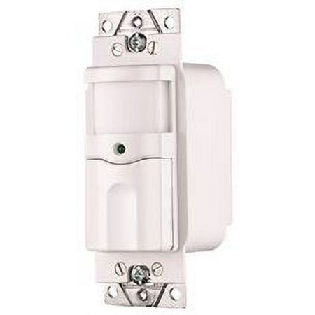 Vacancy Sensor With Nightlight Incandescent On And Off Illuminated 1 Pole 500 Watt White