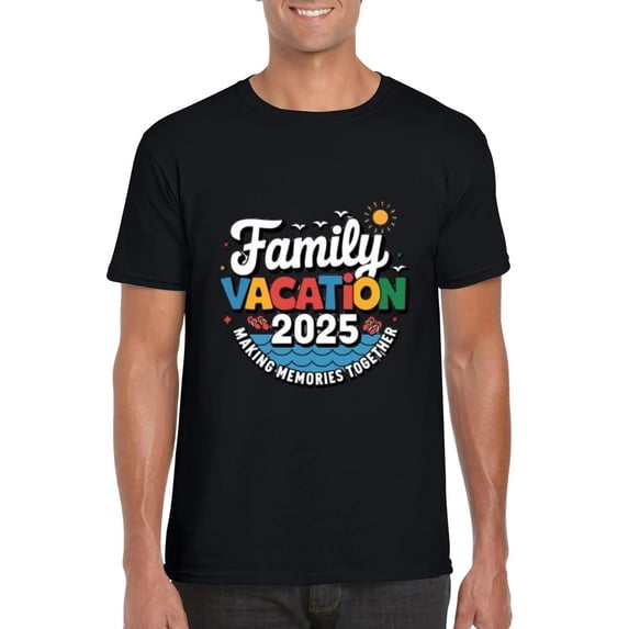 Vacation 2025 Trip Travel Adventure Memories Future Cool T-Shirt, for men & women, up to size 5XL