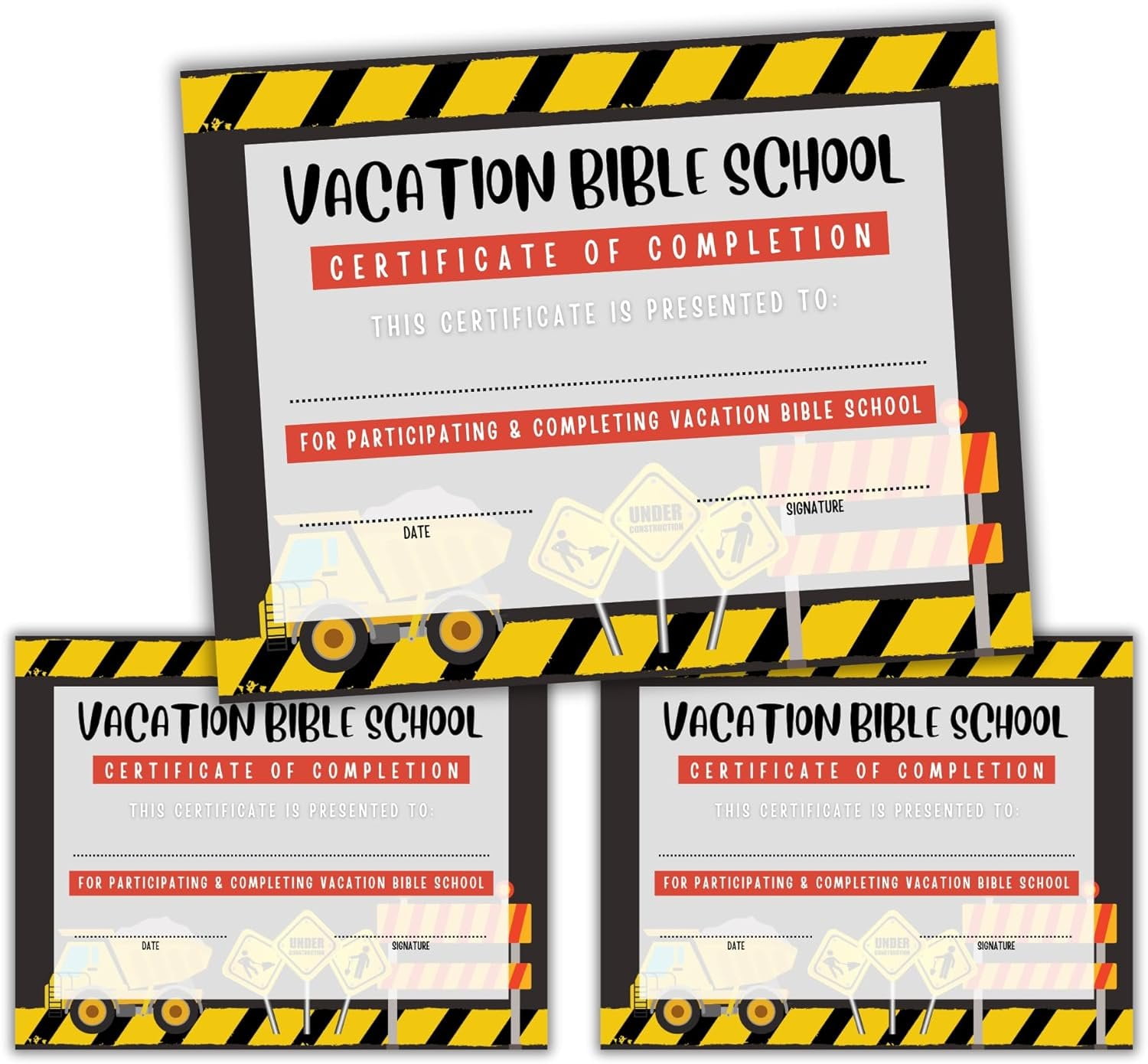 vacation-bible-school-vbs-certificate-of-completion-award-50-pk-8-5x11-construction-site-excavator-working-trucks-themed-participation-walmart-com for Free Printable Vbs Certificate Template Vacation Bible School VBS Certificate of Completion Award 50 pk 8.5x11 Construction Site Excavator Working Trucks Themed Participation - Walmart.com for Free Printable Vbs Certificate Template