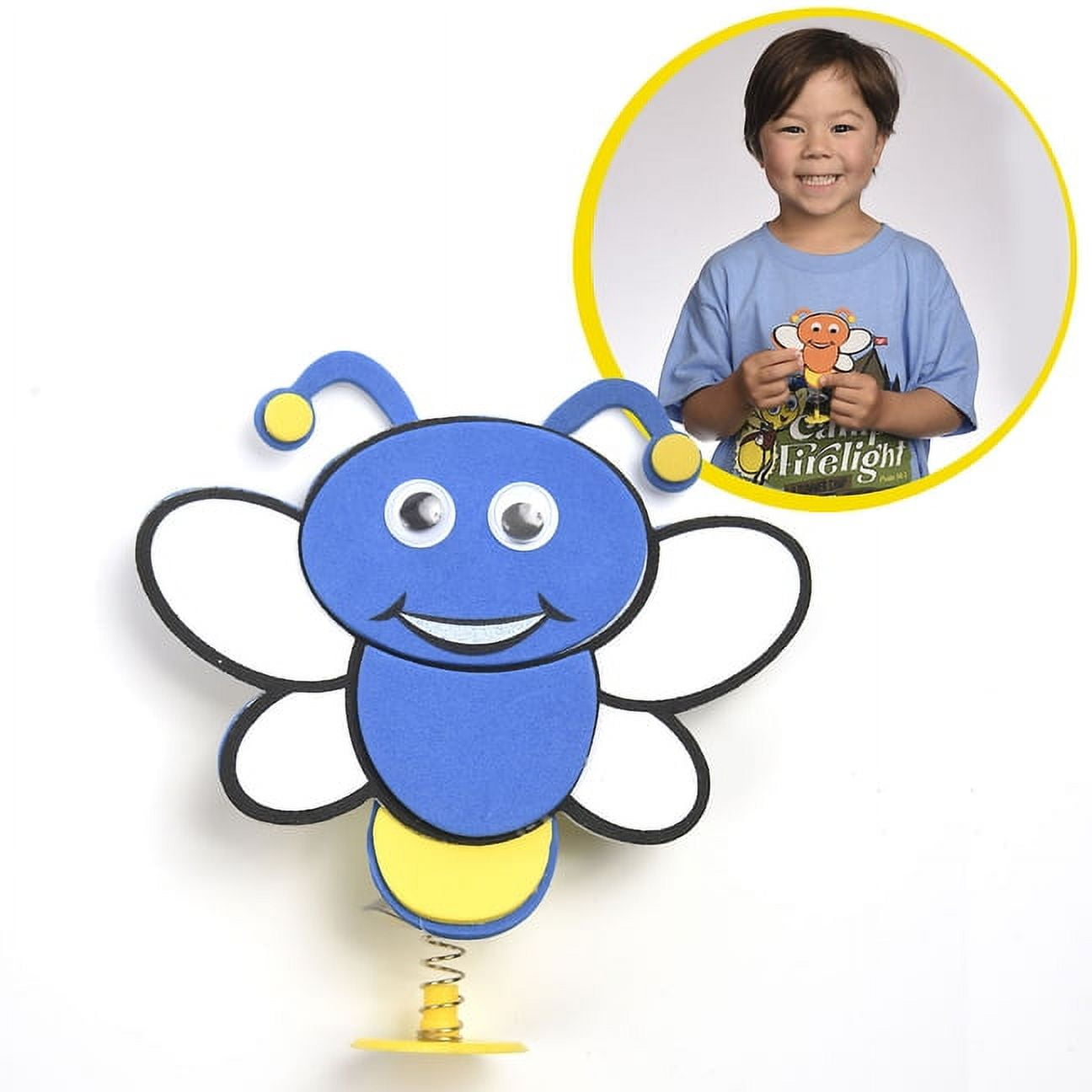 Vacation Bible School (Vbs) 2024 Camp Firelight Firefly JumpUp Craft