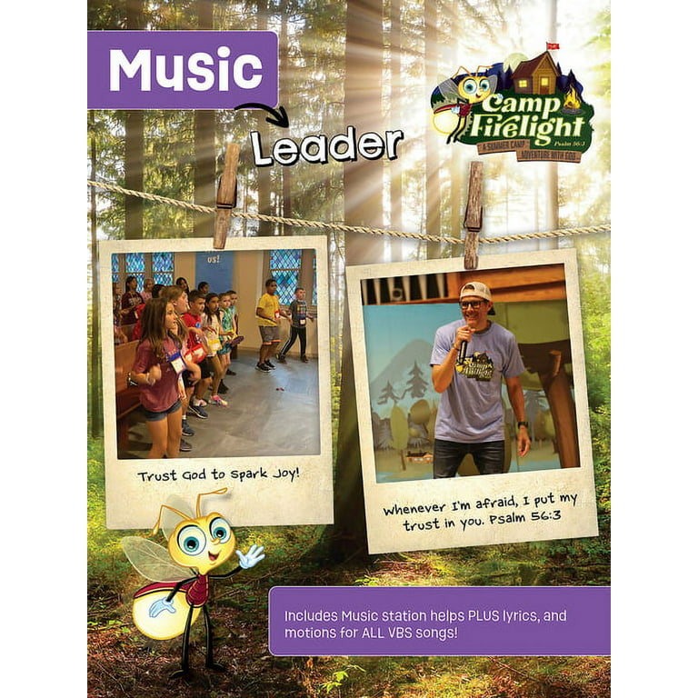 Vacation Bible School (Vbs) 2024 Camp Firelight Music Leader: A Summer Camp  Adventure with God (Paperback) 
