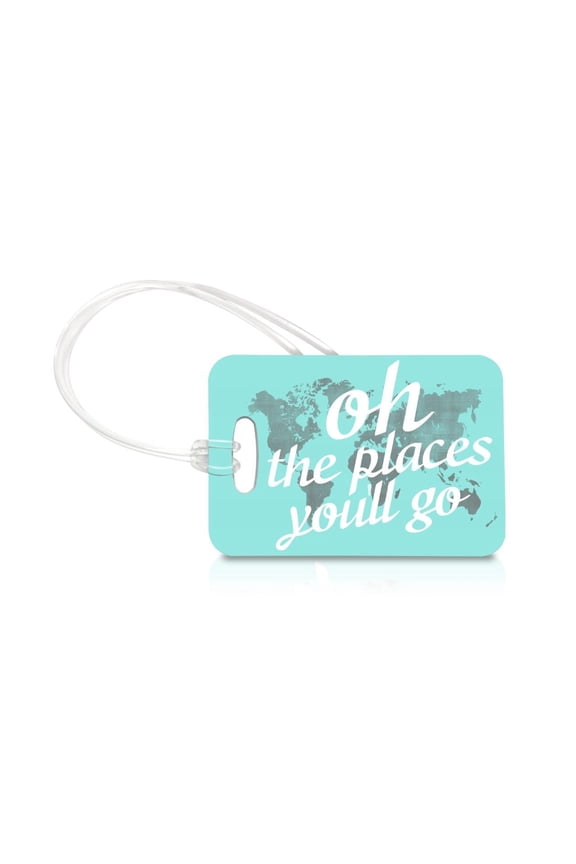 Vacation Collection (Oh The Places Youll Go- Blue) Luggage Tag LTREC039