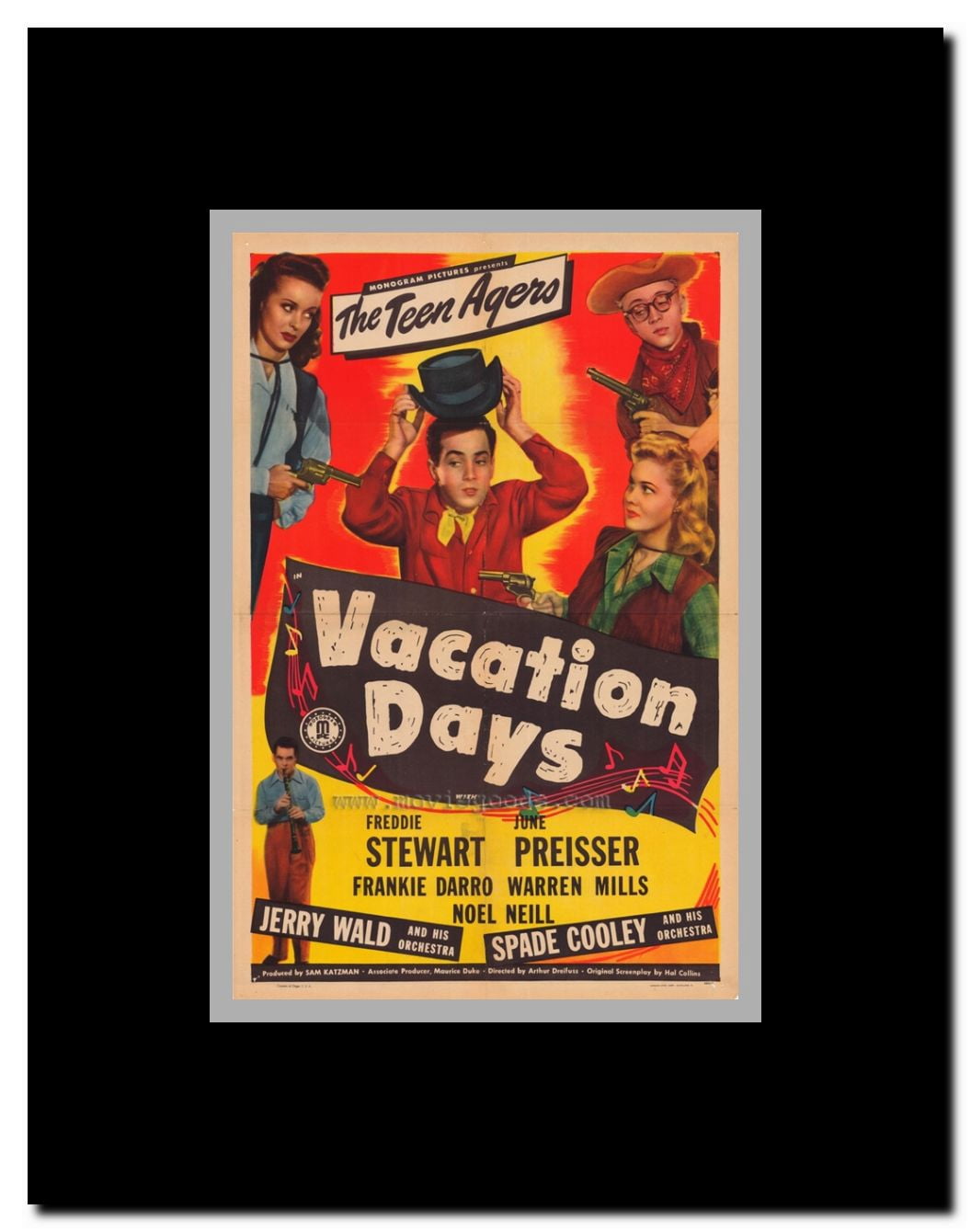 Vacation Days Framed Movie Poster