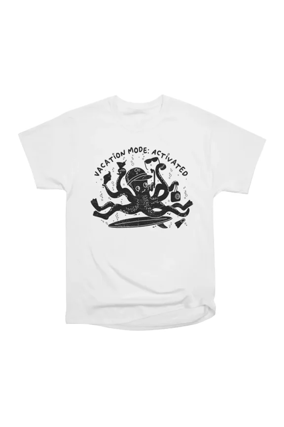 Vacation Mode Activatedblack T-Shirt Tee Gift For Him Merch For Her Apparel For Friend