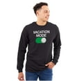 thumbnail image 1 of Vacation Mode On Summer Vacay Vibes Plus Size Long Sleeve Graphic Tee Shirt Brisco Brands 2X, 1 of 5