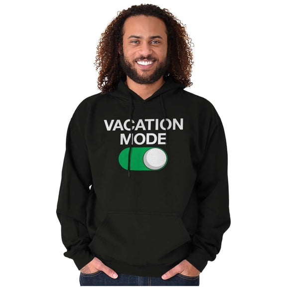 Vacation Mode On Summer Vacay Vibes Unisex Plus Fleece Graphic Hoodie Brisco Brands 2X
