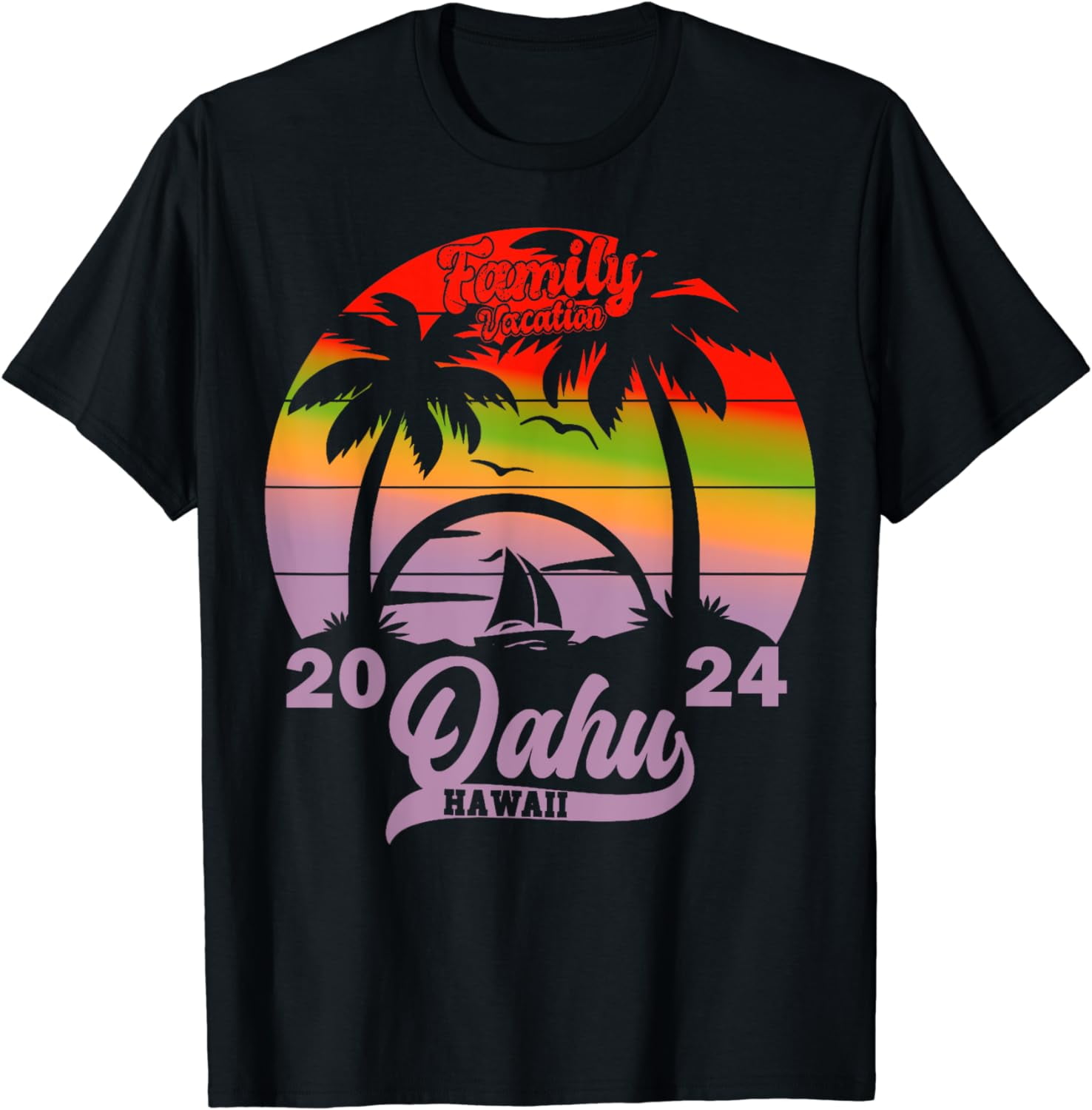 Vacation Oahu 2024 Cotton TShirt