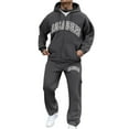 thumbnail image 1 of Vacation Outfits for Men Women Long Sleeve Casual Sweatshirt Perfect For Every Occasion And Season,Los Angeles-Grey L, 1 of 4