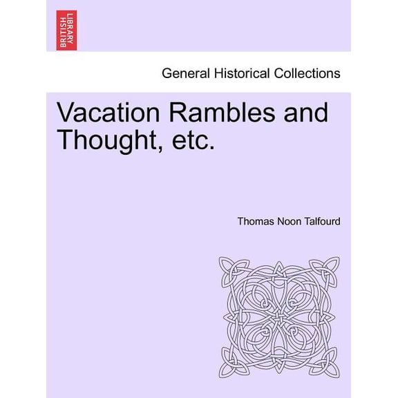 Vacation Rambles and Thought, etc. (Paperback)