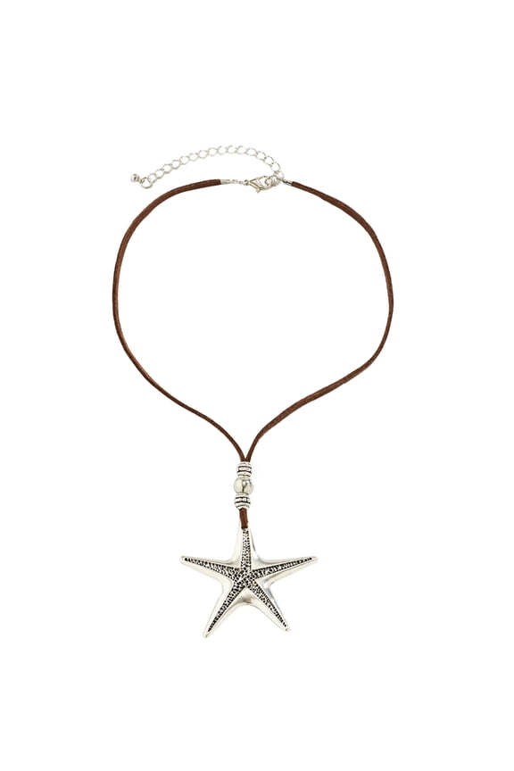 Vacation Seashells Necklace Beach Conch Charm Clavicle Chain Choker Wax Rope Collar Fashion Jewelry Decor