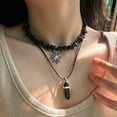 thumbnail image 1 of Vacation Style Irregular Gravel Necklace For Women, 1 of 2
