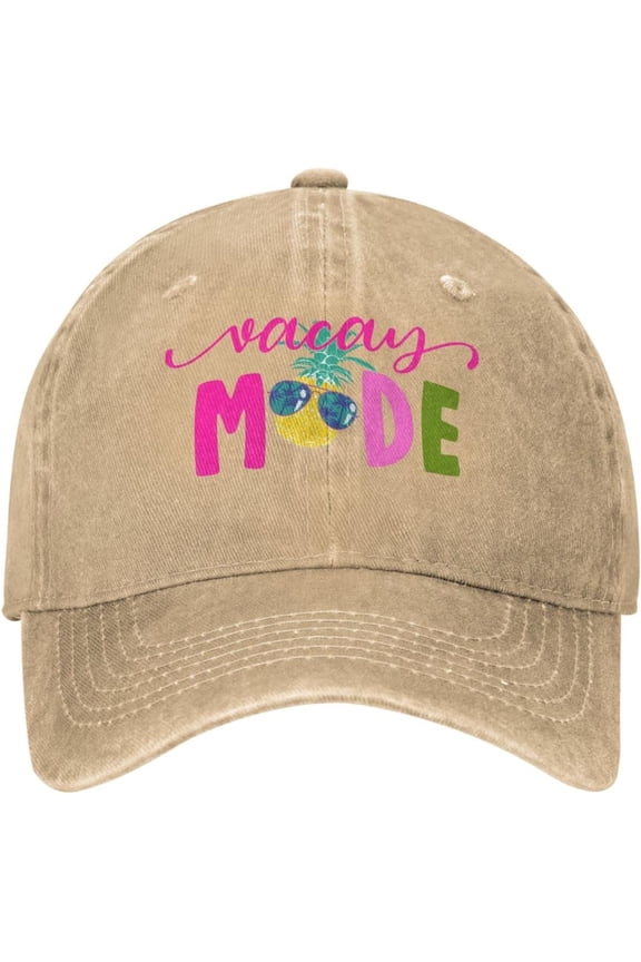 Vacation Summer Cruise Getaway Baseball Cap Men Vacay Mode Baseball Caps for Men Trendy Low Profile Cap