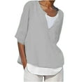 thumbnail image 1 of Vacation Tops for Women 2025 Green Tee Shirt White Tshirt for Women Cute Shirts for Women Tee Shirt Womens Tunics To Wear With Leggings, 1 of 5