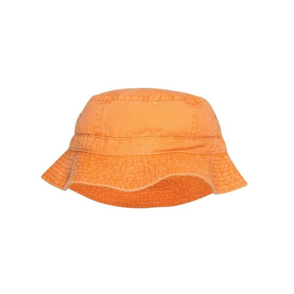 Vacationer Pigment Dyed Bucket Hat - TANGERINE - L