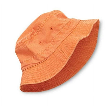 Vacationer Pigment Dyed Bucket Hat - TANGERINE - XL