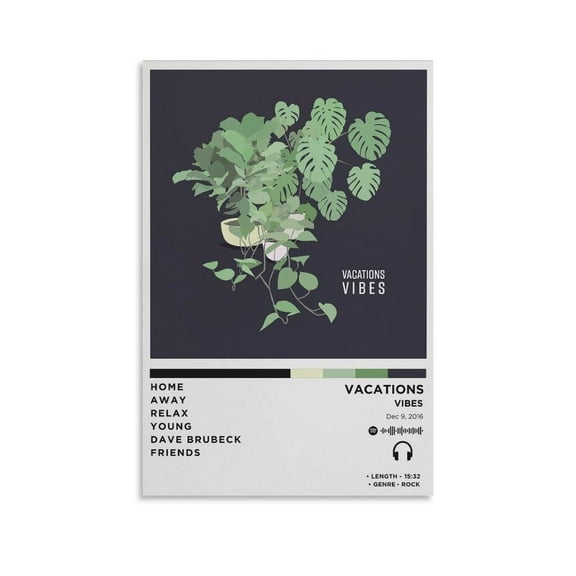 Vacations Vibes Canvas Poster Bedroom Decoration Landscape Office Valentine's Birthday Gift