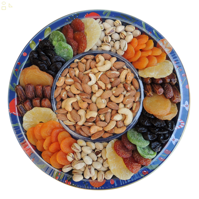 Vacaville Fruit Company 34 Oz. Dried Fruit & Nut Gift Tray Christmas