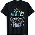 thumbnail image 1 of Vacay Mode Cute Vacation Summer Cruise Getaway Holiday T-Shirt Black 2X-Large, 1 of 4