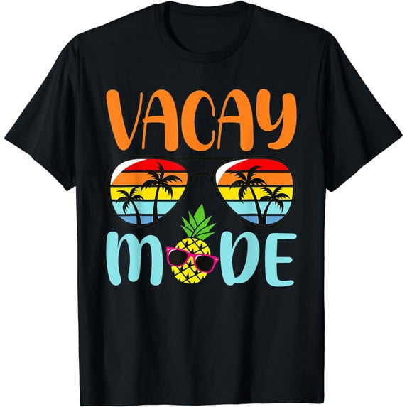 Vacay Mode Cute Vacation Summer Cruise Getaway Holiday T-Shirt