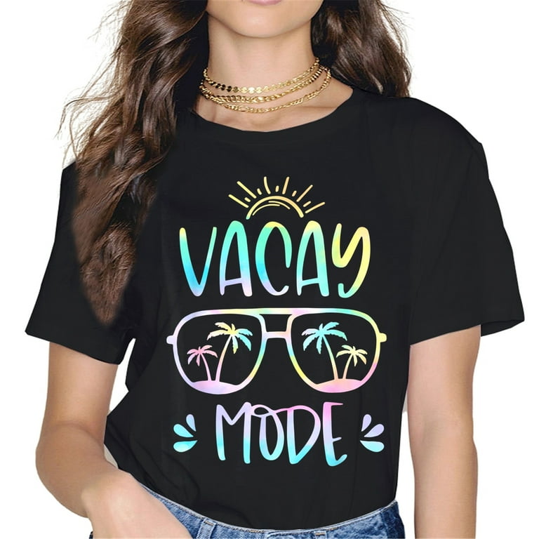 Vacay Mode Shirt Funny Cute Vacation Shirt Fun Getaway Tee Vacay Mode Shirt Funny Cute Vacation Shirt Fun Getaway Tee