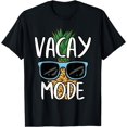 thumbnail image 1 of Vacay Mode Funny Family Trip Summer Vacation Pineapple T-Shirt, 1 of 4