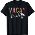 thumbnail image 1 of Vacay Mode Leopard Friend Summer Vacation Beach Palm Tree T-Shirt Black 4X-Large, 1 of 4